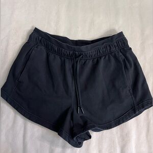 🖤 Lululemon Black Drawstring Athletic Shorts Size 10 Running Gym